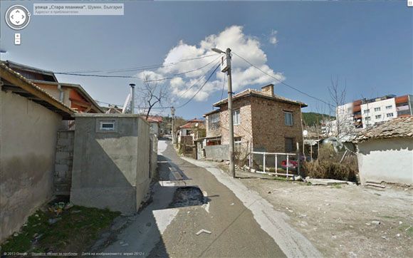 Предизвикателството Google Street View в България