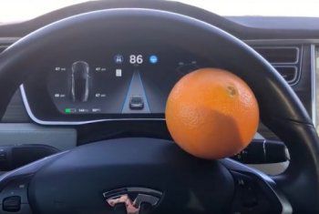 Колко интелигентен е автопилотът на Tesla? Нека да попитаме един портокал (Видео)