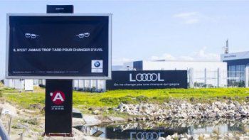 Битката на билбордовете - Audi срещу BMW 