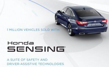 1 000 000 коли на Honda в САЩ с технологията за безопасност HONDA SENSING