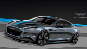 Електрическият Aston Martin RapidE става сериен в 2019-а година - видео