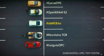Opel с нестандартно драг състезание (Видео)