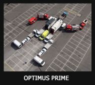 Optimus Prime на паркинга
