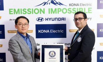 Електрическият Hyundai KONA Electric с рекорд на Гинес
