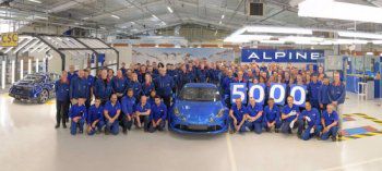 Alpine произведе 5000 представителя на A110