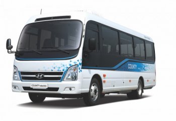 Hyundai с електрически минибус с пробег ог 250 километра