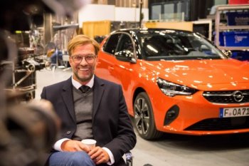 Opel започва рекламна кампания за новата Corsa с участието на Юрген Клоп